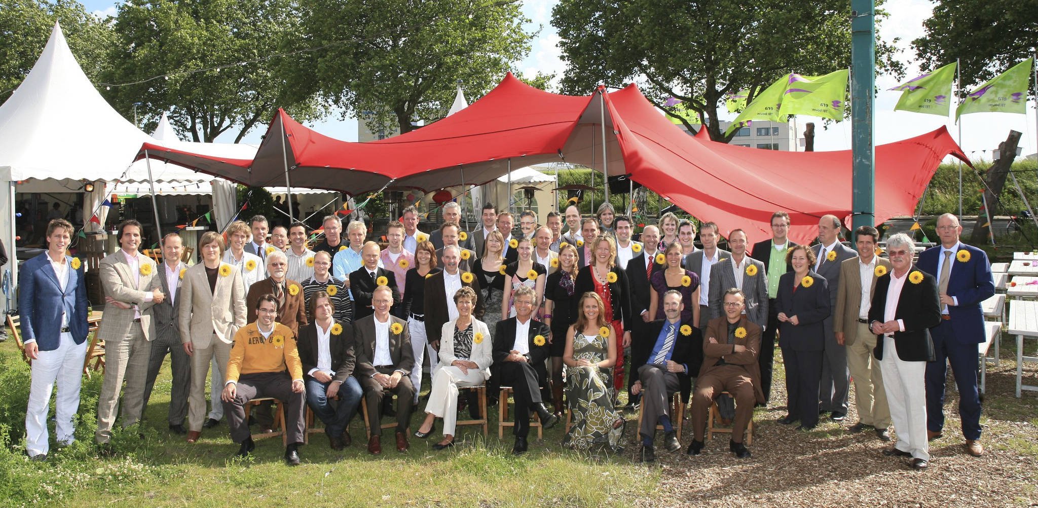 Groepsfoto tijdens Erabouw event